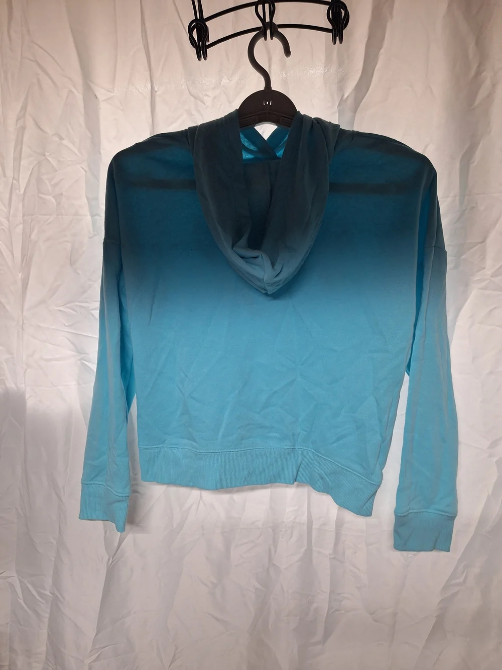 Justice Girls' Light Blue Hooded Sweatshirt